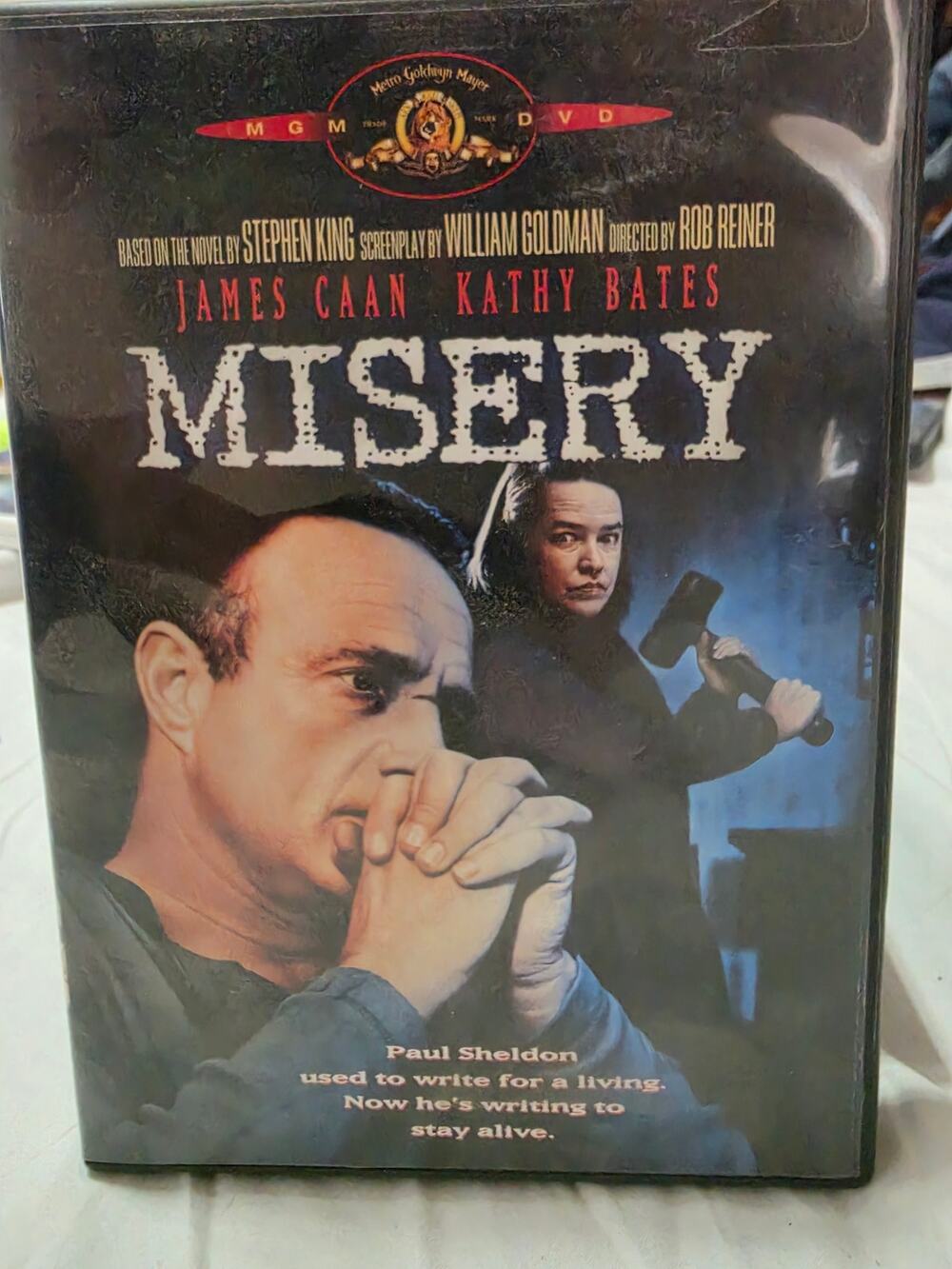 Misery DVD 1990 Psychological Thriller Cult Classic Film Stephen King Movie